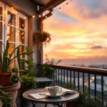 Lampki solarne na balkon: stwórz magiczną atmosferę na swoim tarasie