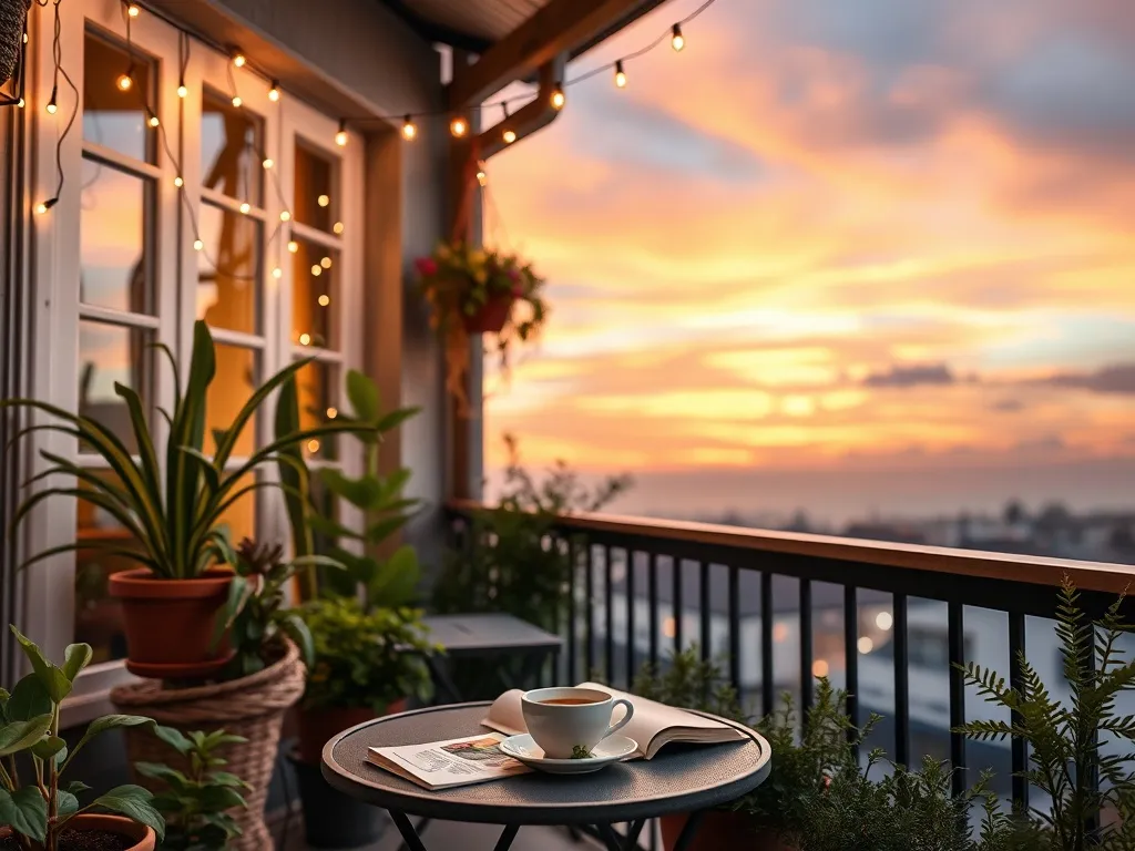 Lampki solarne na balkon: stwórz magiczną atmosferę na swoim tarasie