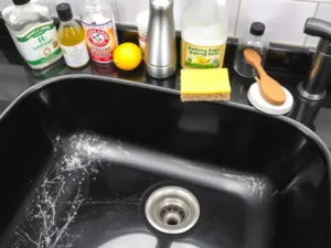 Czym wyczyścić czarny zlew? Sprawdzone metody i porady